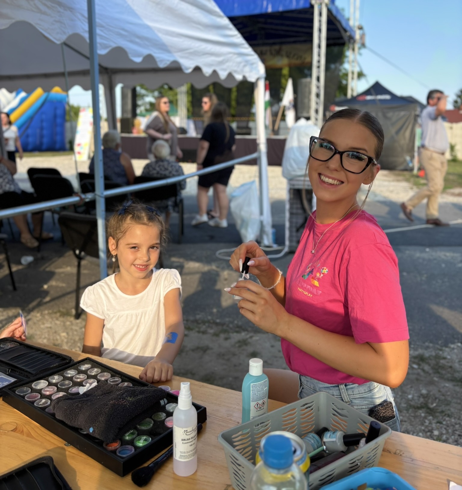 Csillámtetkó és Arcfestés